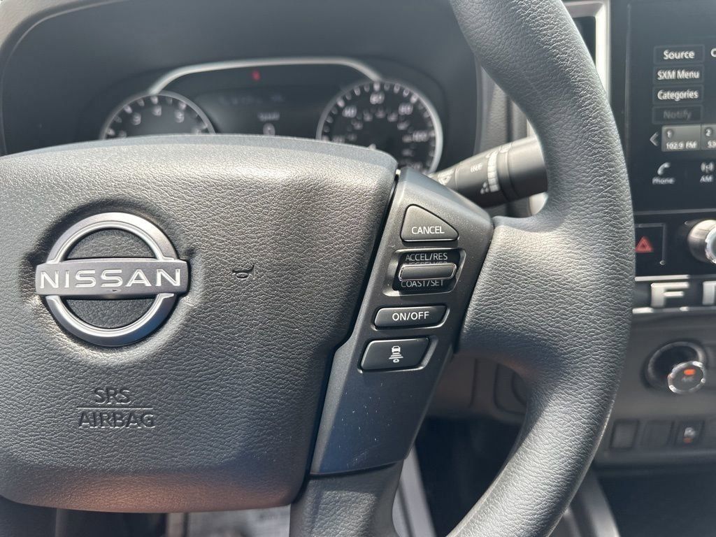 2025 Glacier White Nissan Frontier SV RWD Truck