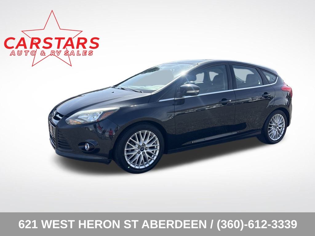 2014 Tuxedo Black Metallic Ford Focus Titanium FWD Hatchback