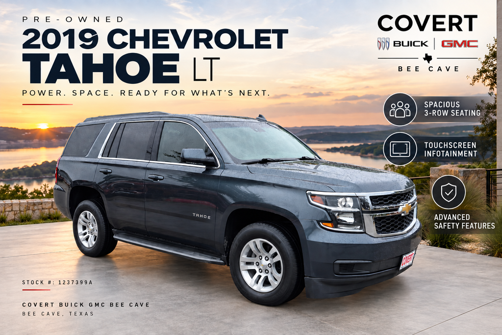 Shadow Gray Metallic 2019 Chevrolet Tahoe SUV / Crossover Four-Wheel Drive 6-Speed Automatic Overdrive