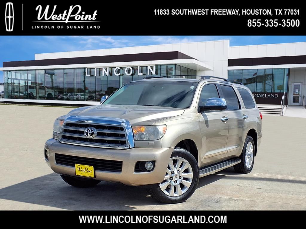 Desert Sand Mica 2008 Toyota Sequoia Platinum SUV / Crossover 4X2 6-Speed Automatic Overdrive