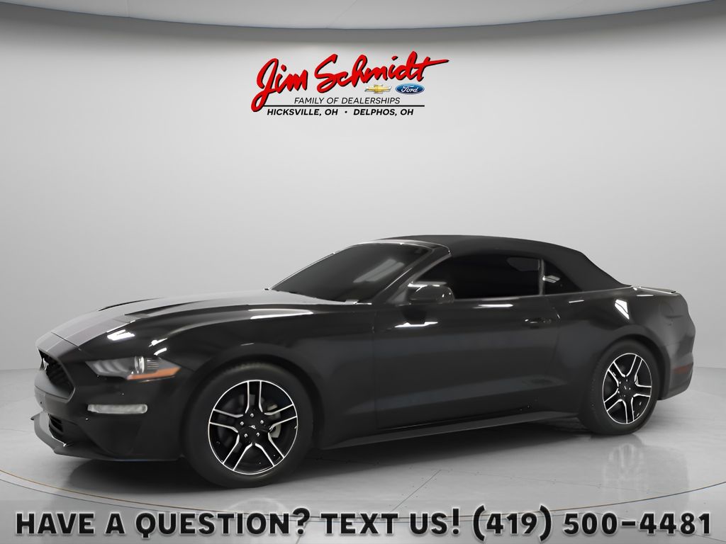 Shadow Black 2019 Ford Mustang Convertible Rear-Wheel Drive Automatic