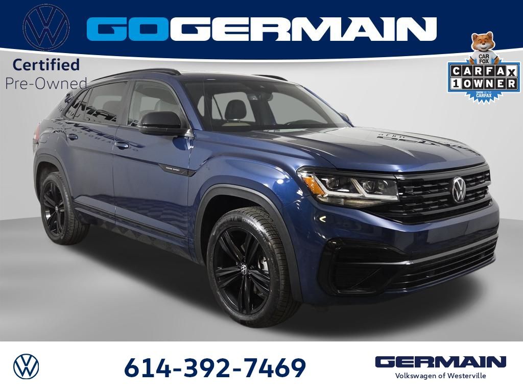 Certified Used 2023 Blue Volkswagen 2.0T SEL R-Line image 4