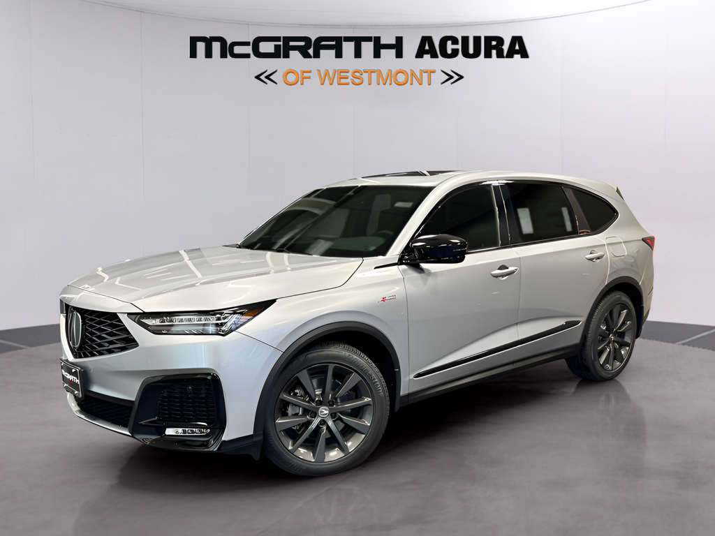 Solar Silver Metallic 2026 Acura MDX SH-AWD with A-SPEC Package SUV / Crossover All-Wheel Drive Automatic