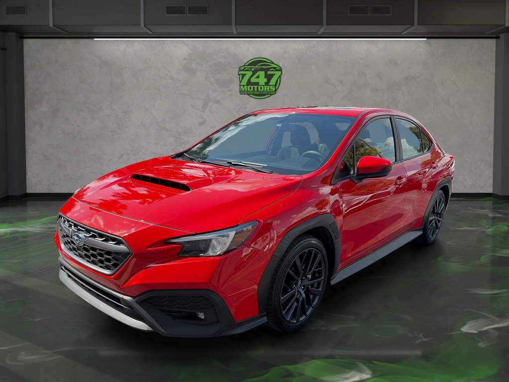 Ignition Red 2023 Subaru WRX Sedan All-Wheel Drive 6-Speed Manual