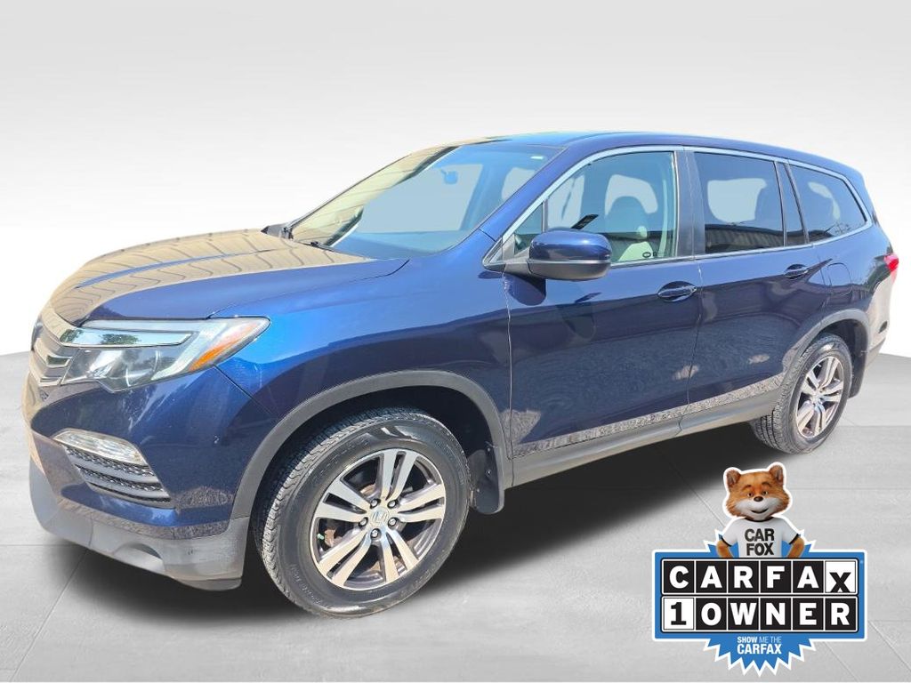 Black (Obsidian Blue Pearl) 2017 Honda Pilot SUV / Crossover All-Wheel Drive 6-Speed Automatic