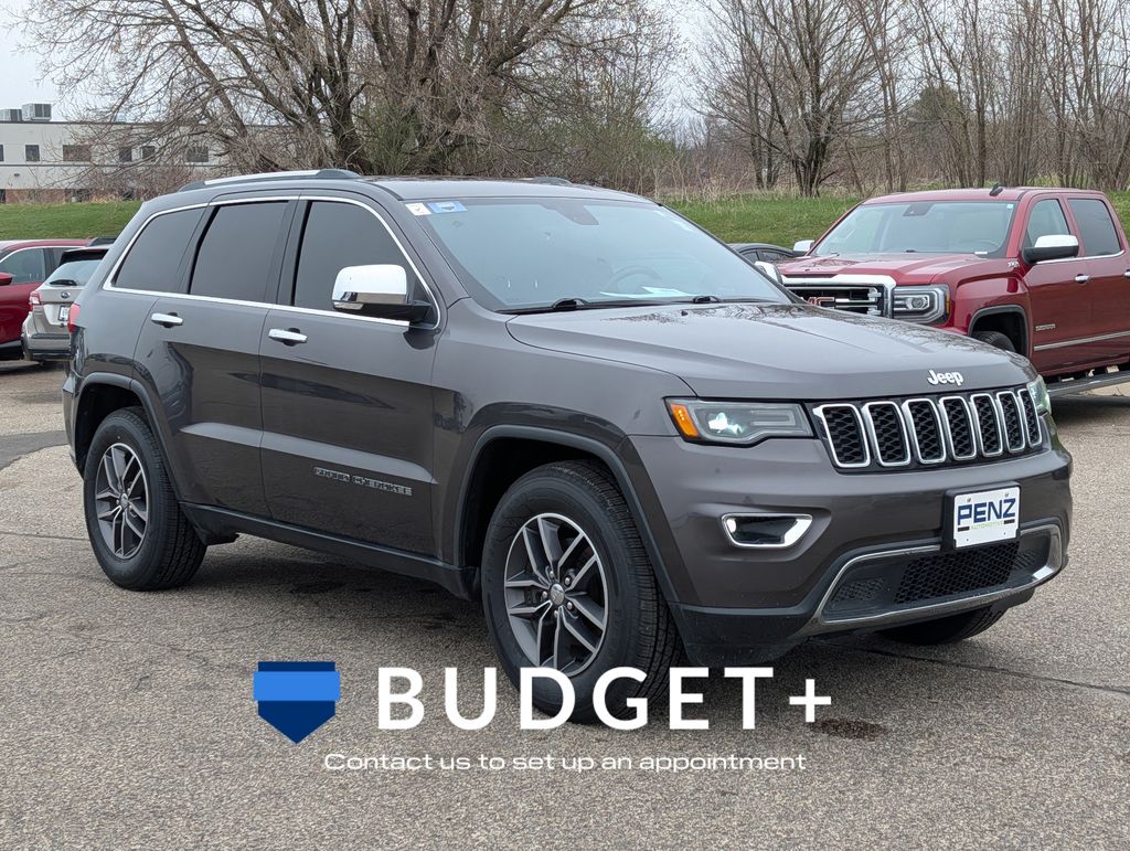 Gray (Granite Crystal Metallic Clearcoat) 2018 Jeep Grand Cherokee Limited SUV / Crossover 4X2 8-Speed Automatic