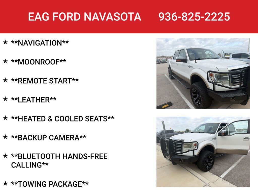 2013 Ford F-150 King Ranch White at Emmons Autoplex