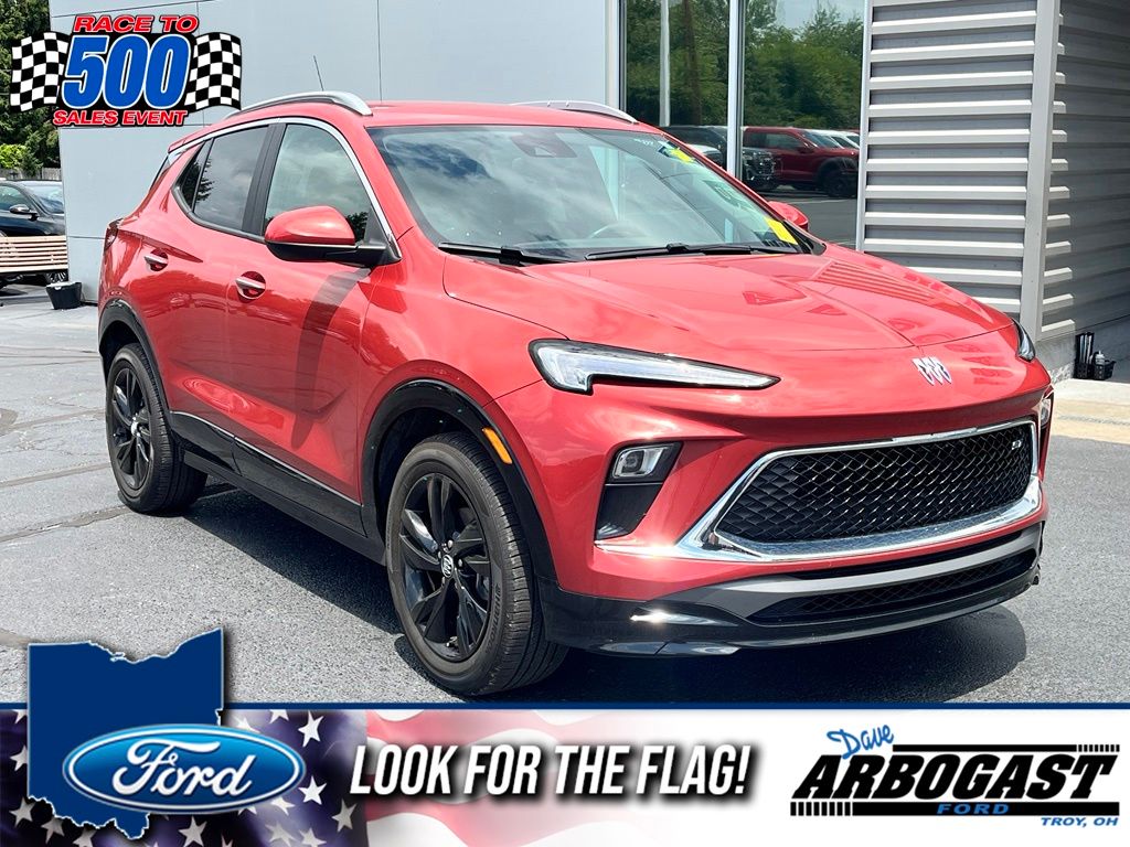 Sunrise Red Metallic 2024 Buick Encore GX SUV / Crossover Front-Wheel Drive Continuously Variable Transmission