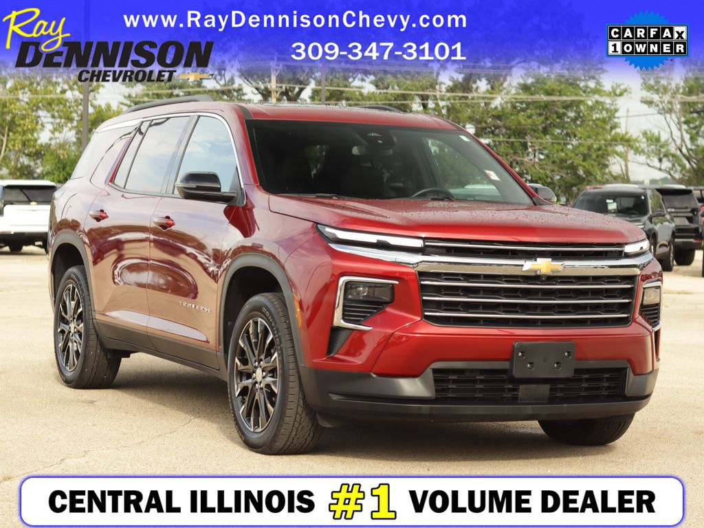 Radiant Red 2025 Chevrolet Traverse SUV / Crossover Four-Wheel Drive 8-Speed Automatic