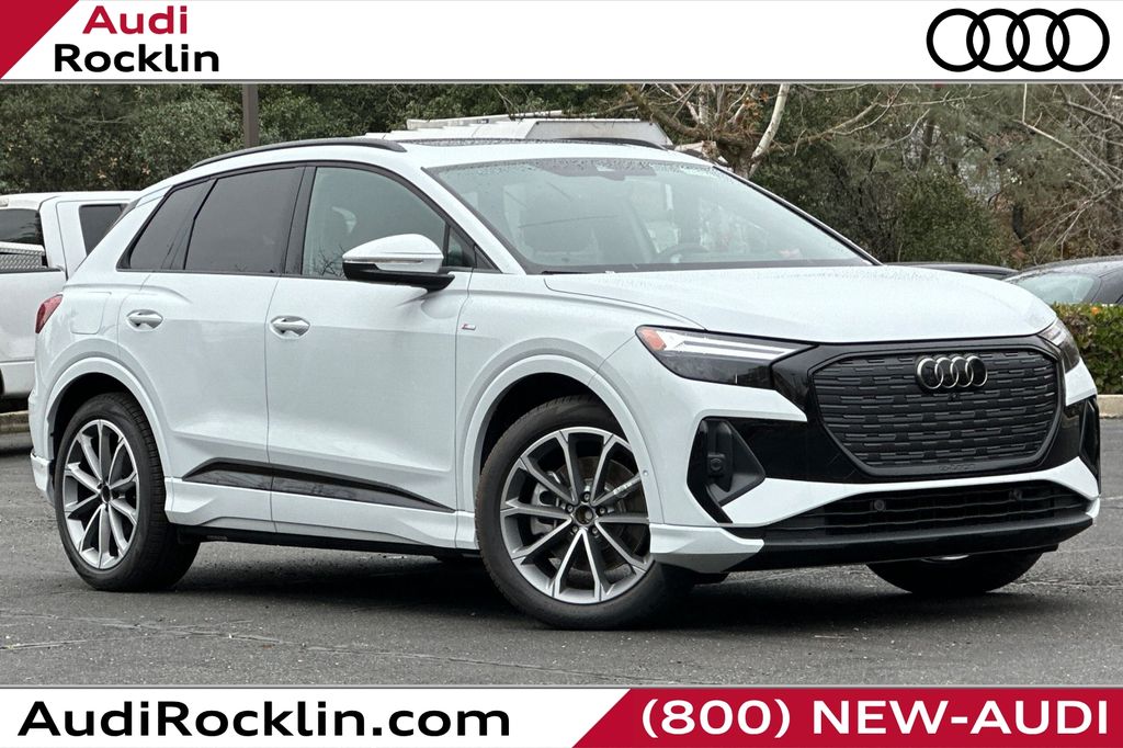 White 2026 Audi Q4 e-tron quattro Premium Plus 55 SUV / Crossover All-Wheel Drive Automatic