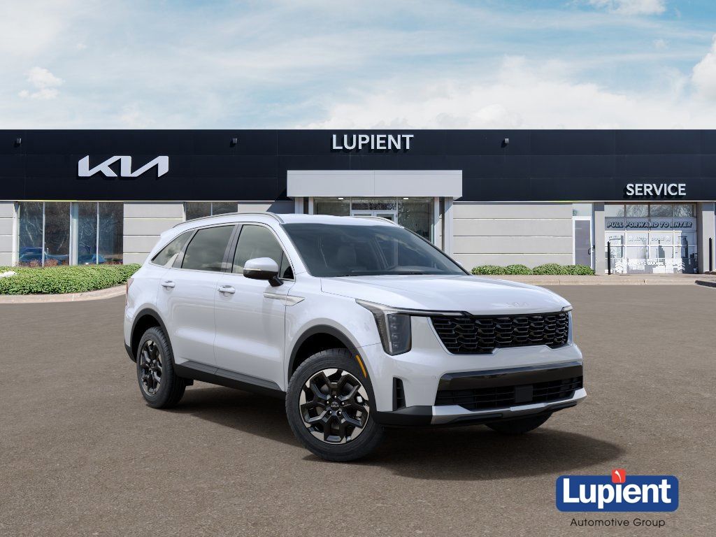 Glacial White Pearl 2026 Kia Sorento SUV / Crossover All-Wheel Drive 8-Speed Automatic