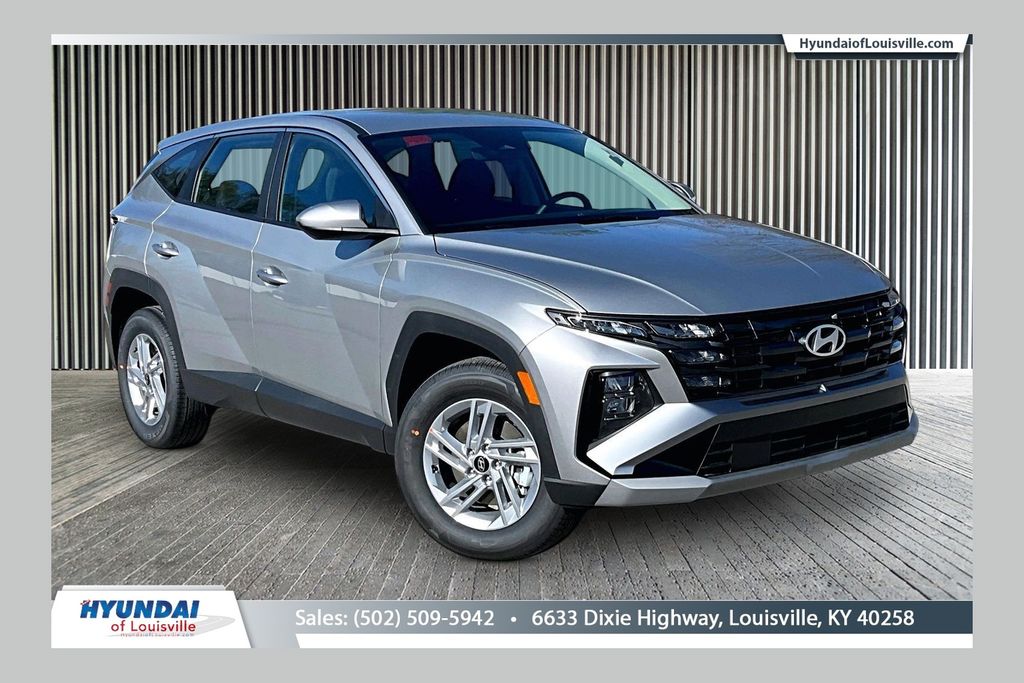 Shimmering Silver 2026 Hyundai Tucson SUV / Crossover All-Wheel Drive 8-Speed Automatic