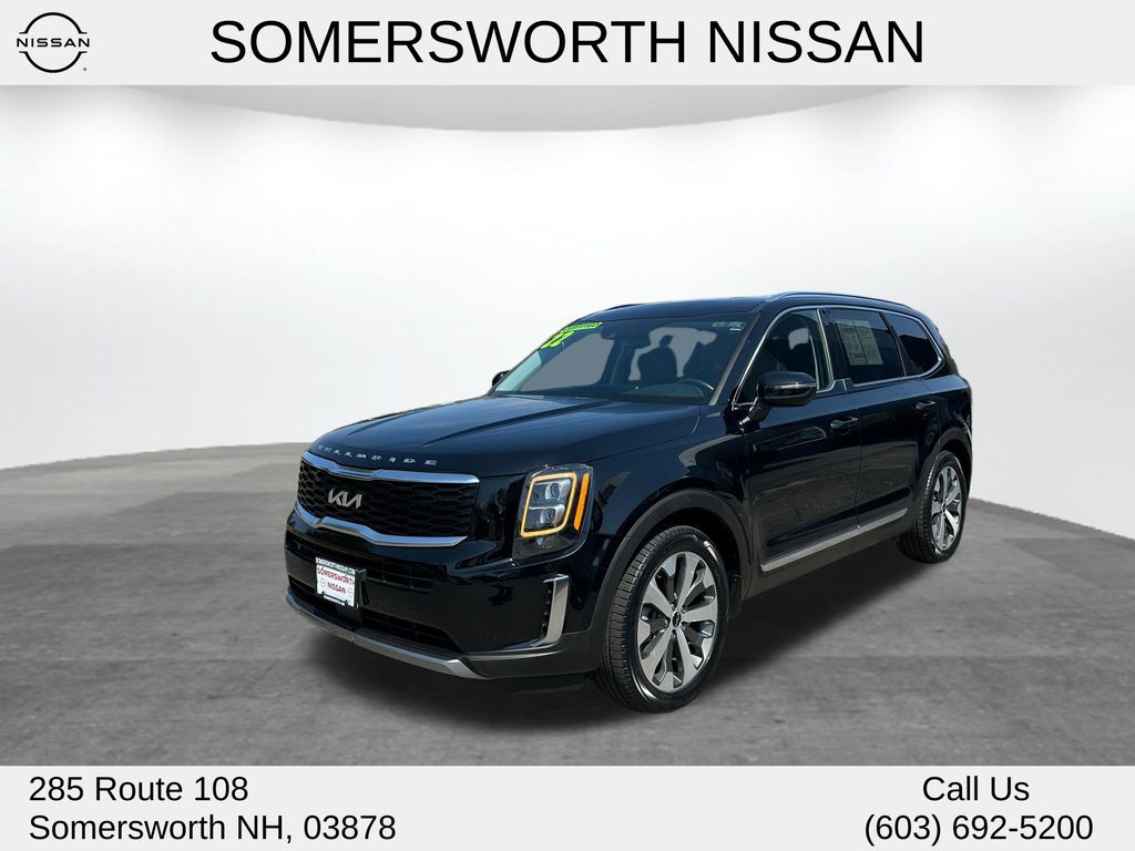 Ebony Black 2022 Kia Telluride EX AWD SUV / Crossover All-Wheel Drive 8-Speed Automatic