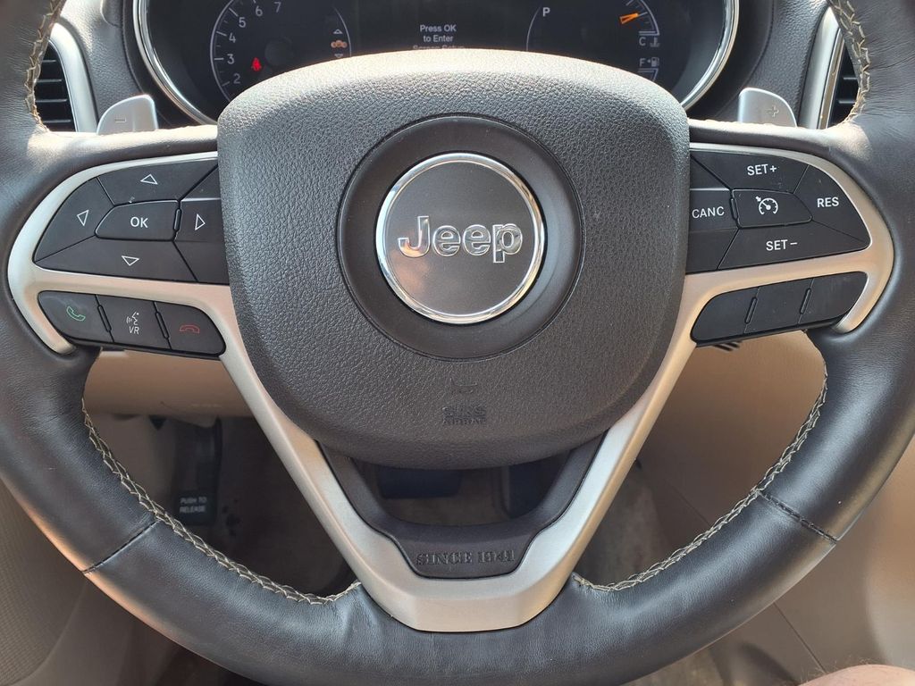 2017 Jeep Grand Cherokee Overland White at Bayway Cadillac of The Woodlands