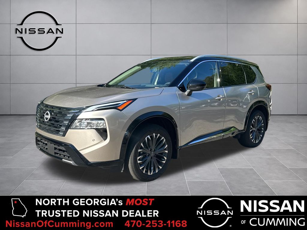 Champagne Silver Metallic 2024 Nissan Rogue SUV / Crossover Front-Wheel Drive Continuously Variable Transmission