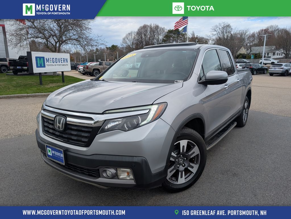 Lunar Silver Metallic 2018 Honda Ridgeline RTL-E AWD Pickup Truck All-Wheel Drive 6-Speed Automatic