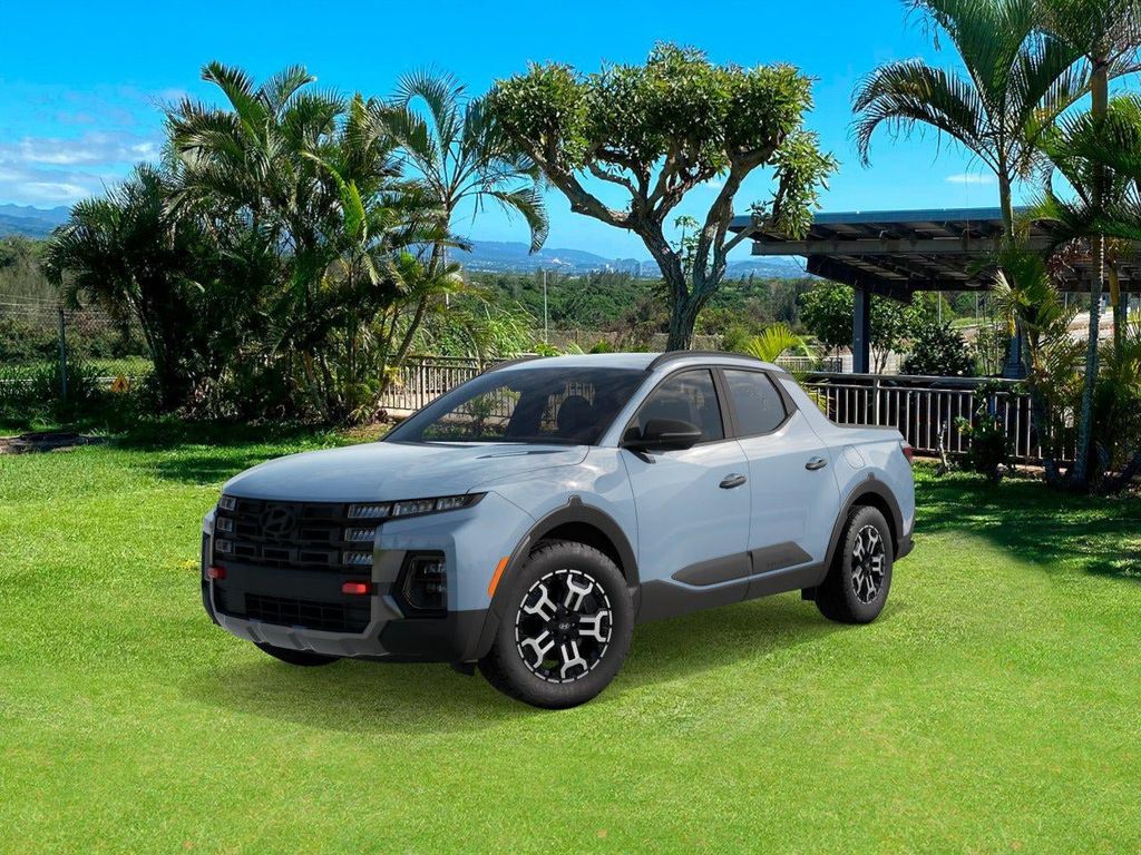 Blue / Stone 2026 Hyundai Santa Cruz Pickup Truck All-Wheel Drive 8-Speed Automatic