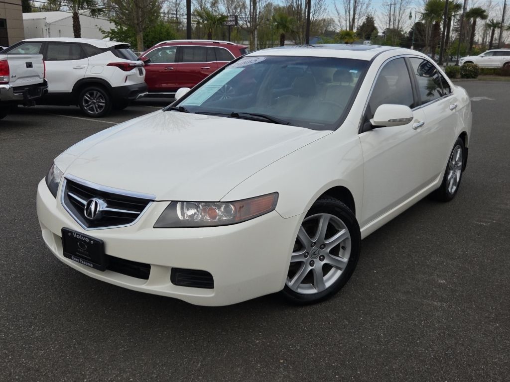 Premium White Pearl 2005 Acura TSX Sedan FWD Sedan Front-Wheel Drive 5-Speed Automatic