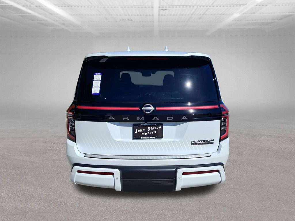 2026 Nissan Armada Platinum Reserve White at John Sisson Motors