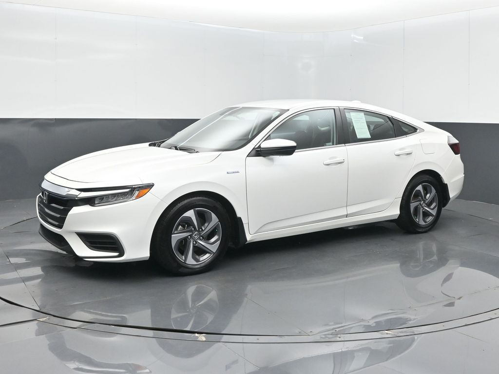 White Orchid 2019 Honda Insight Sedan Front-Wheel Drive Continuously Variable Transmission