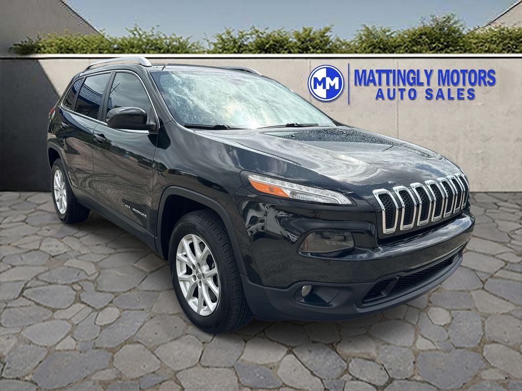 Diamond Black Crystal Pearlcoat 2017 Jeep Cherokee Latitude FWD SUV / Crossover Front-Wheel Drive 9-Speed Automatic