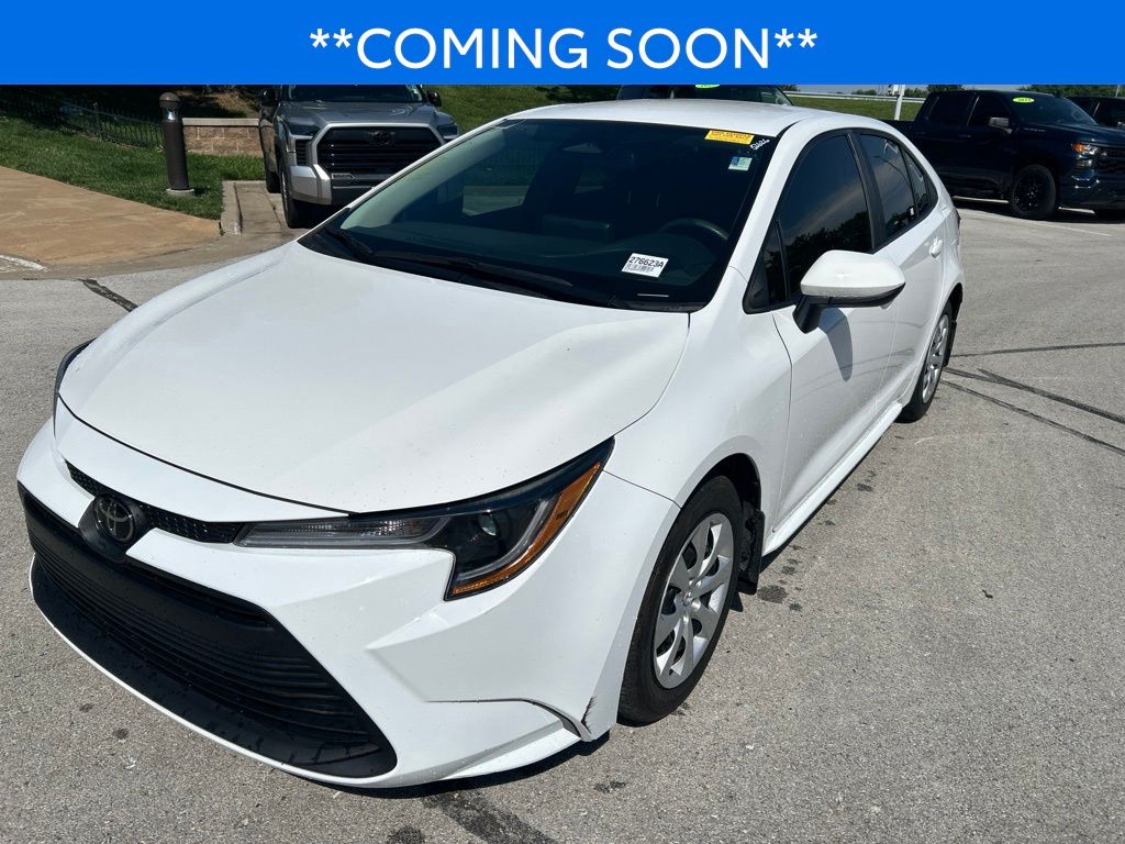 Ice Cap 2024 Toyota Corolla LE FWD Sedan Front-Wheel Drive Continuously Variable Transmission