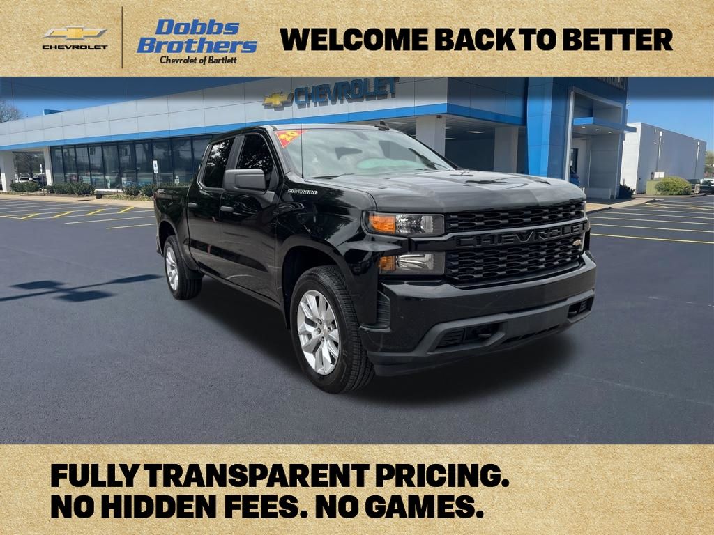 Black 2020 Chevrolet Silverado 1500 Pickup Truck Four-Wheel Drive 8-Speed Automatic