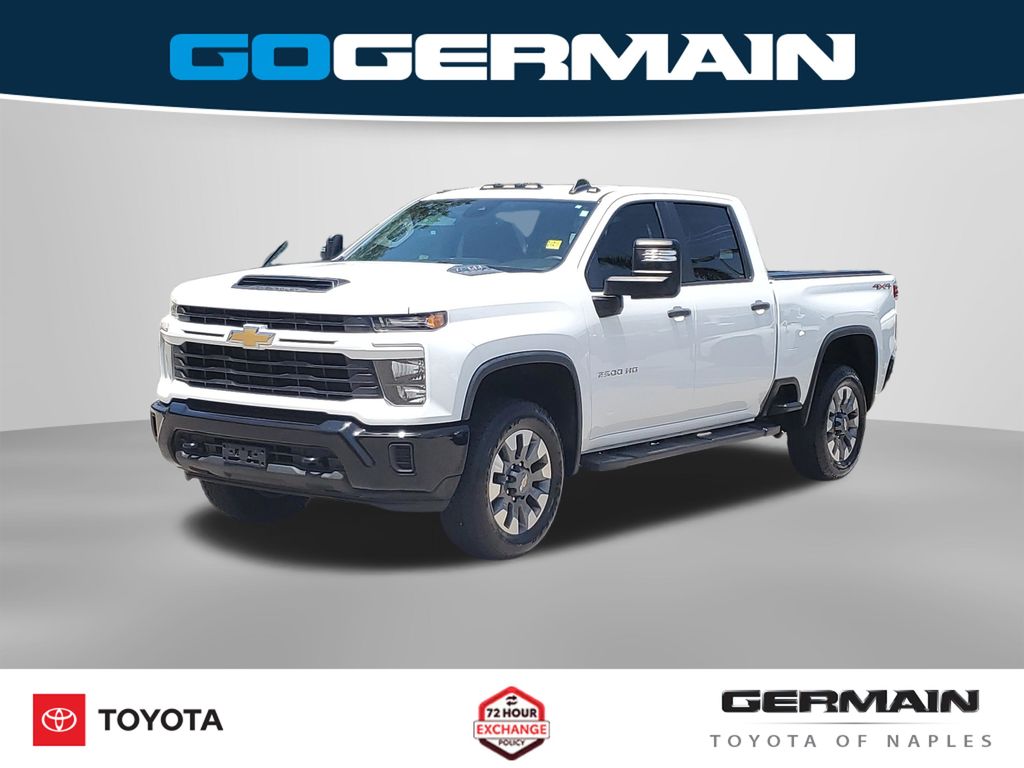 Summit White 2024 Chevrolet Silverado 2500HD Pickup Truck Four-Wheel Drive Automatic