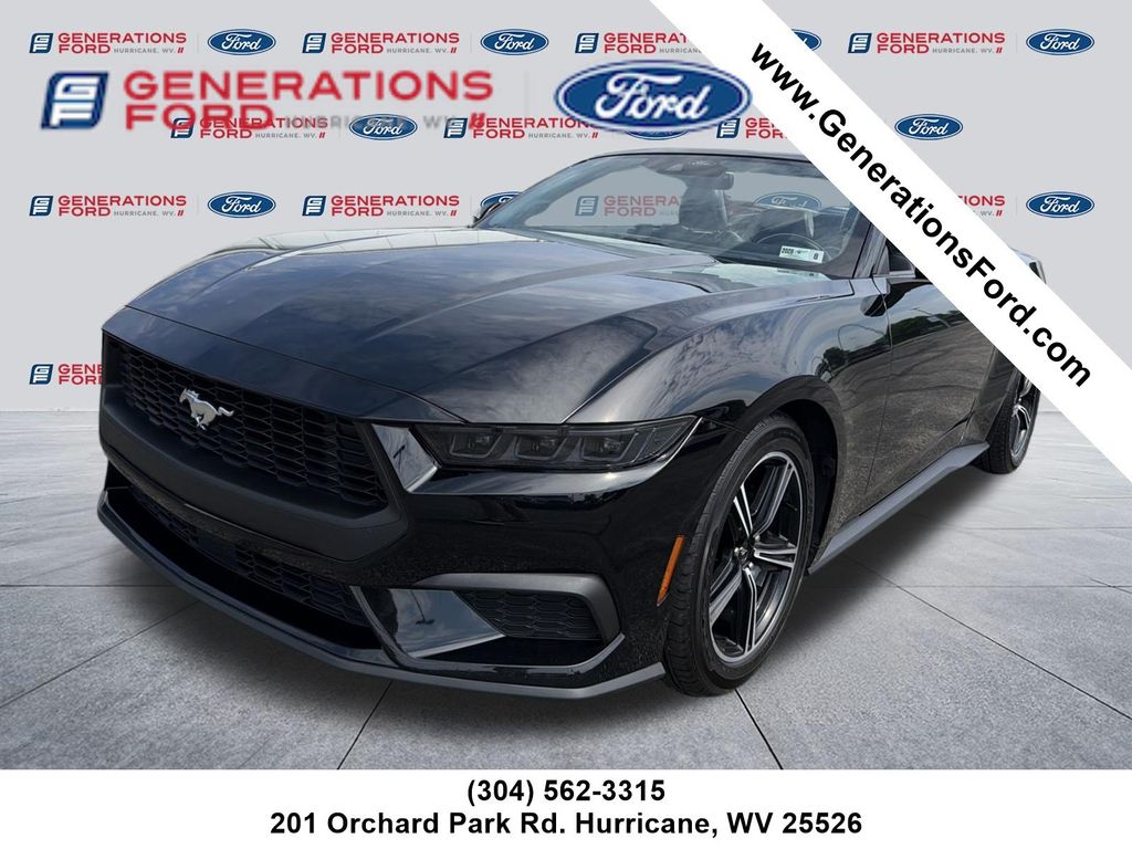 Black 2025 Ford Mustang Coupe Automatic