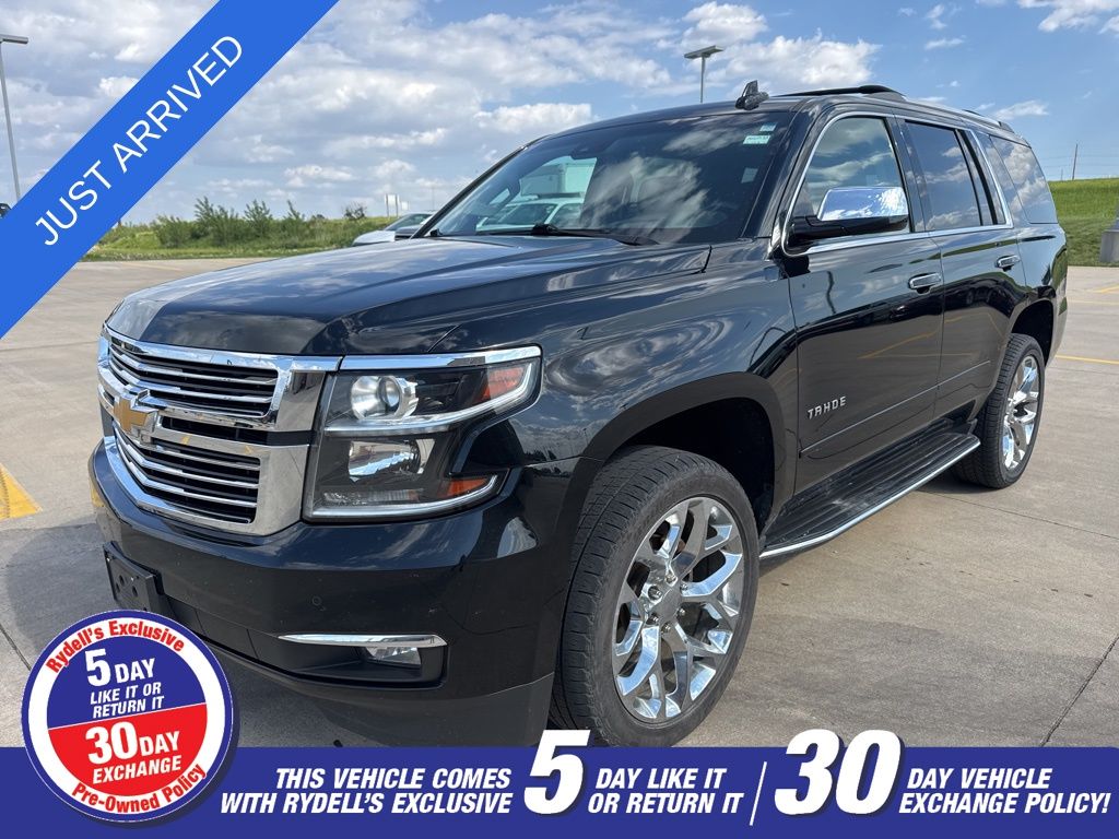 Black 2017 Chevrolet Tahoe Premier 4WD SUV / Crossover Four-Wheel Drive 6-Speed Automatic Overdrive