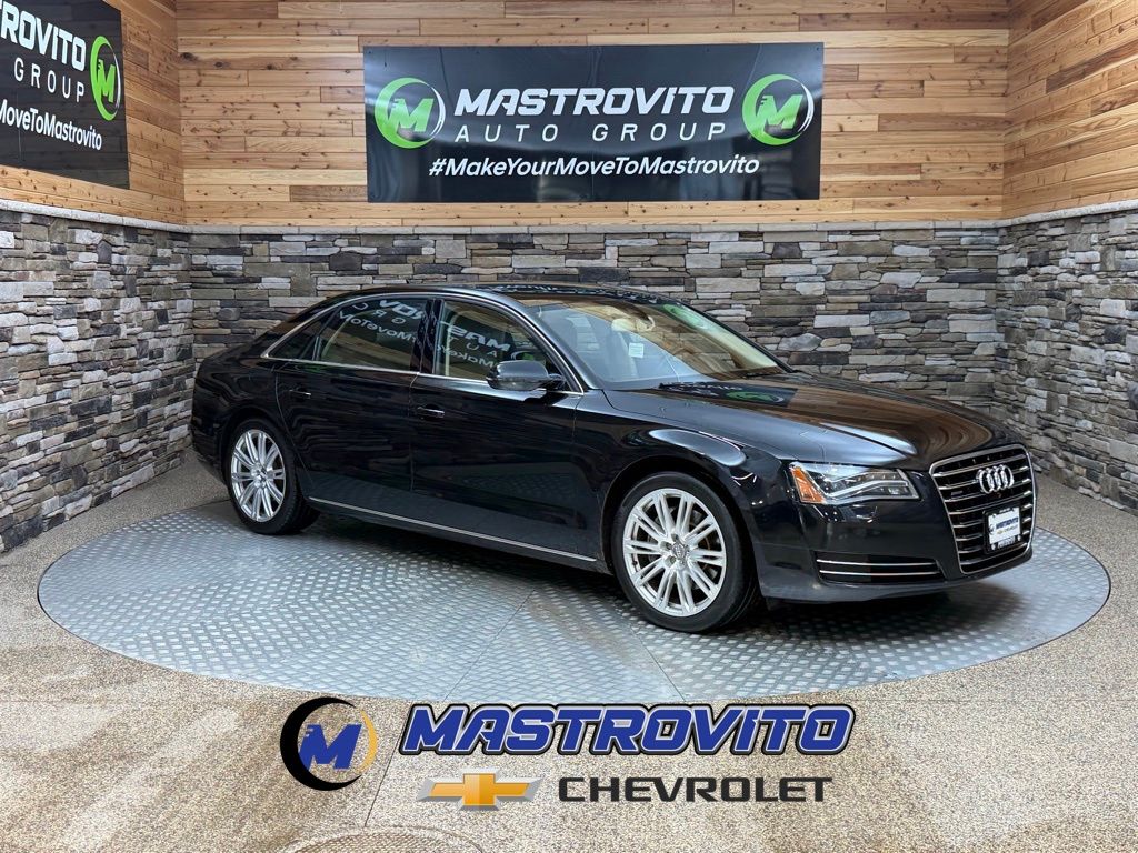 Phantom Black Pearl 2013 Audi A8 3.0T quattro Premium AWD Sedan 8-Speed Automatic