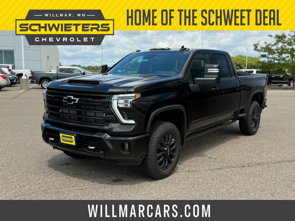 Black 2026 Chevrolet Silverado 3500HD Pickup Truck Four-Wheel Drive Automatic