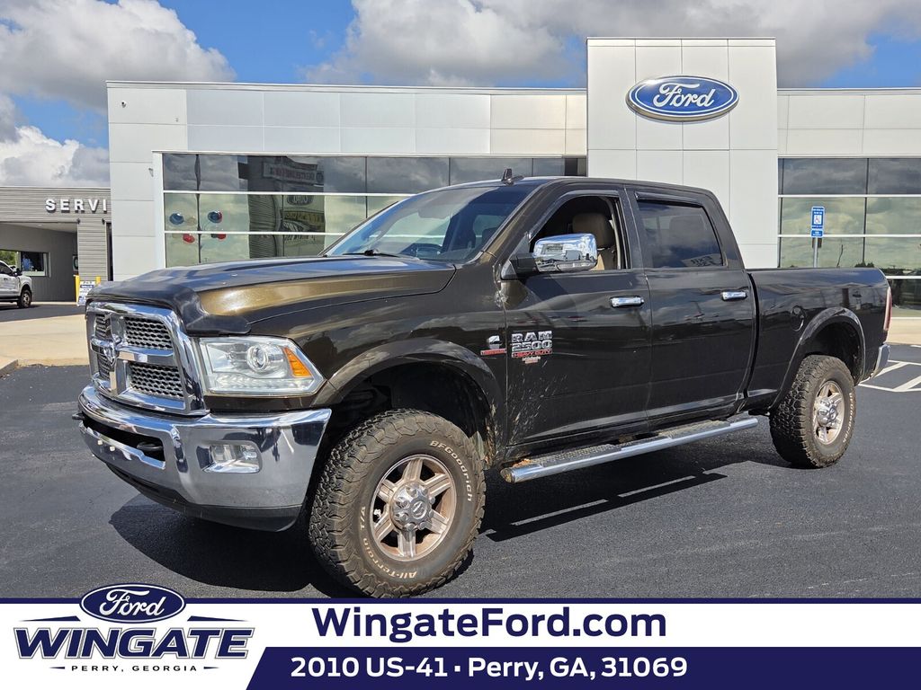 Black Gold Pearlcoat 2013 RAM 2500 Pickup Truck Four-Wheel Drive 6-Speed Automatic