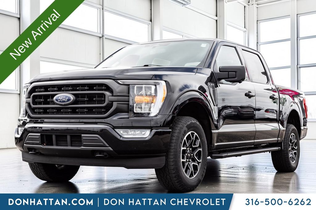 Black Metallic 2023 Ford F-150 Pickup Truck Four-Wheel Drive Automatic