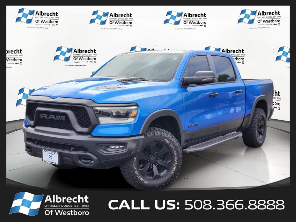 Hydro Blue Pearlcoat 2024 RAM 1500 Pickup Truck Four-Wheel Drive 8-Speed Automatic