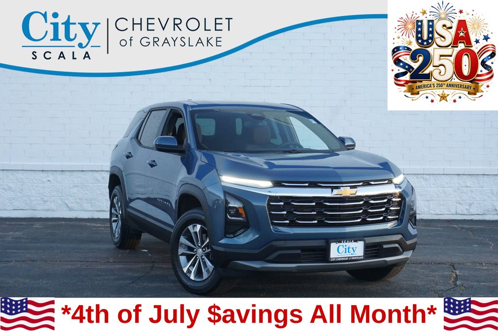 Lakeshore Blue Metallic 2025 Chevrolet Equinox SUV / Crossover Front-Wheel Drive Continuously Variable Transmission