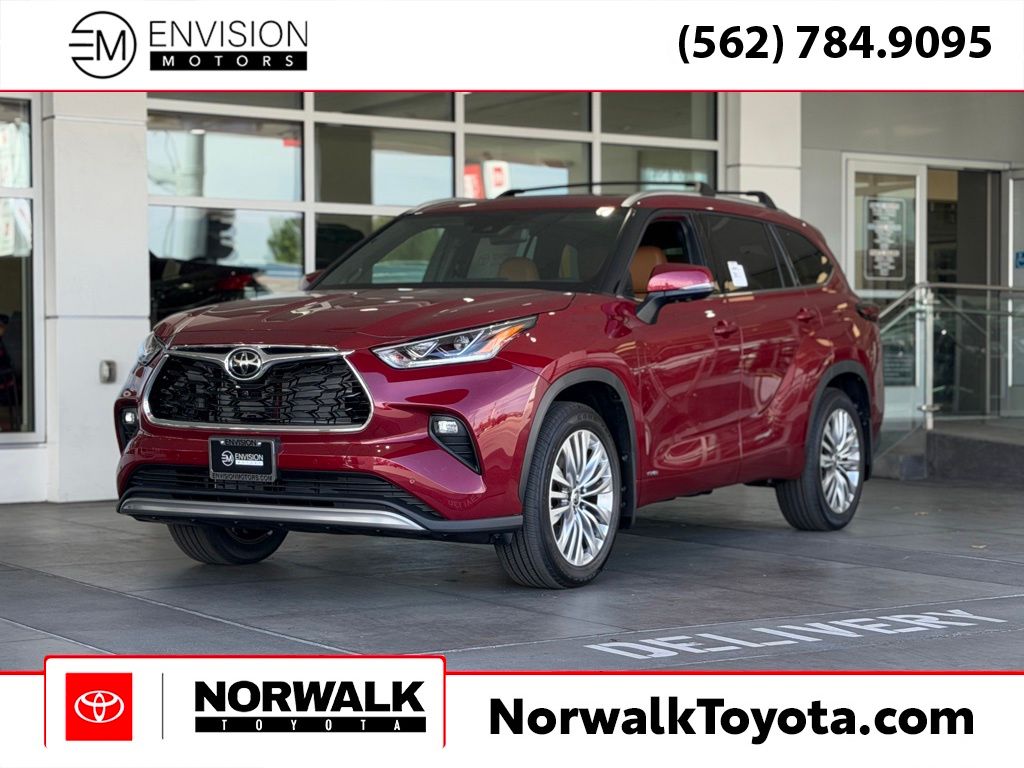 Red (Ruby) 2026 Toyota Highlander Hybrid Platinum AWD SUV / Crossover All-Wheel Drive Continuously Variable Transmission