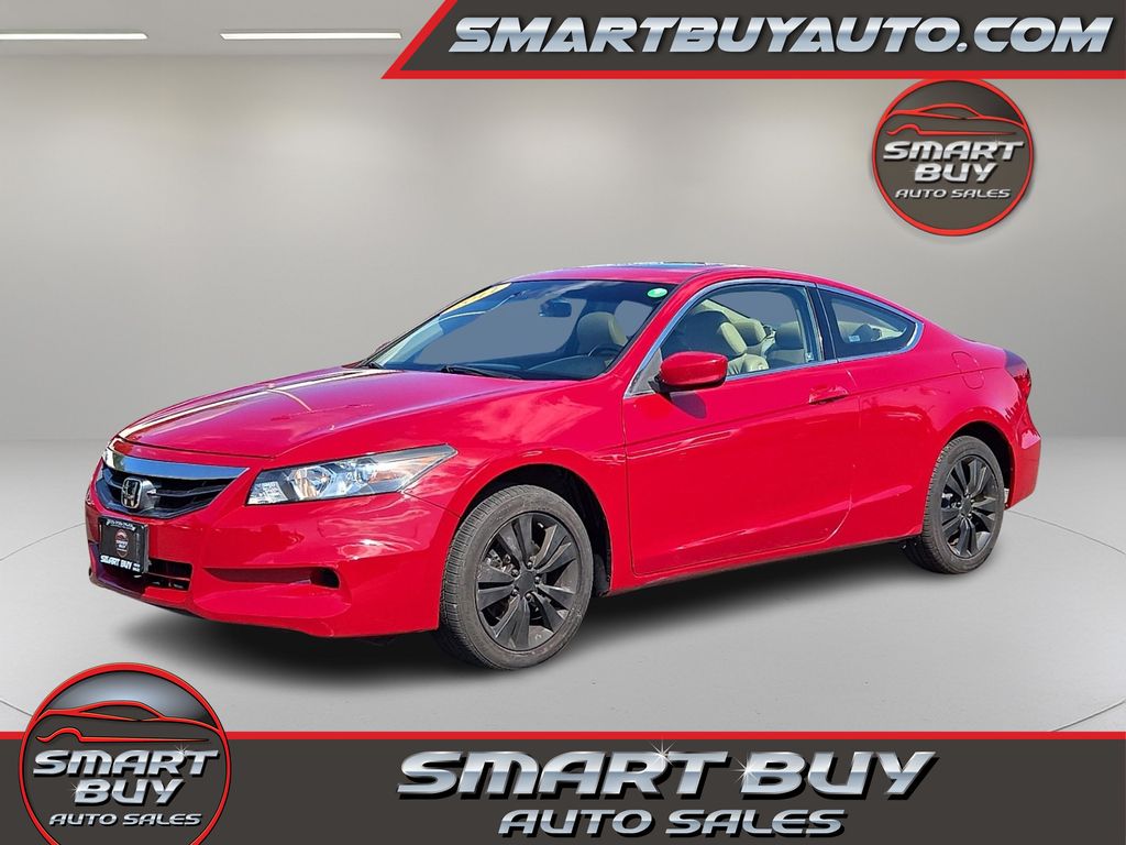 Red 2011 Honda Accord Coupe Coupe Front-Wheel Drive 5-Speed Automatic Overdrive