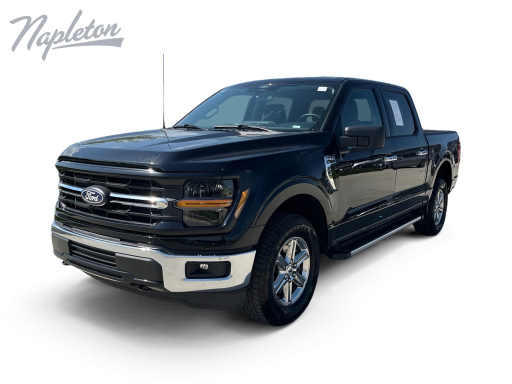 Black Metallic 2025 Ford F-150 Pickup Truck Four-Wheel Drive Automatic