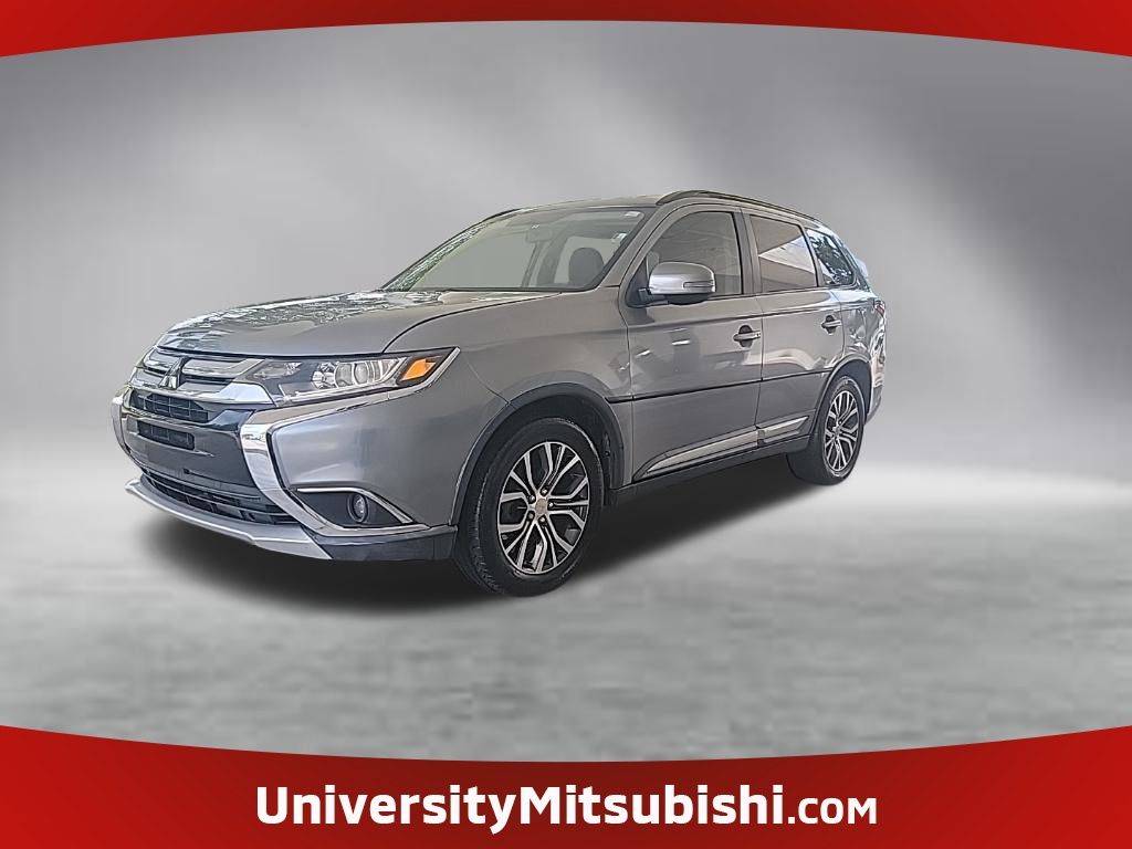 Gray 2016 Mitsubishi Outlander SUV / Crossover Front-Wheel Drive Continuously Variable Transmission