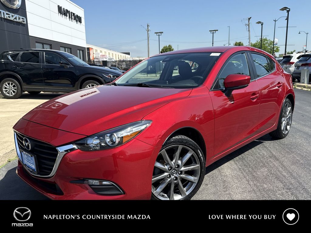 Soul Red Metallic 2018 Mazda MAZDA3 Touring Hatchback Hatchback Front-Wheel Drive 6-Speed Automatic