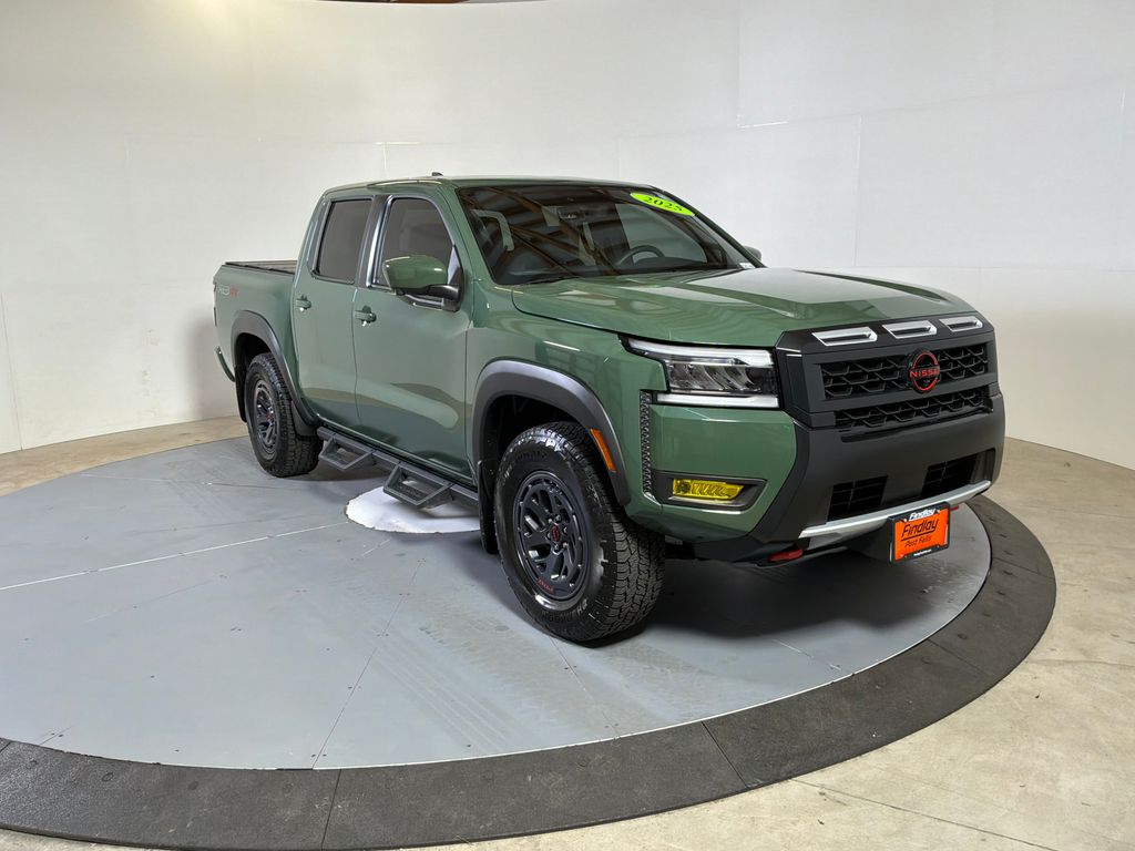 Tactical Green Metallic 2025 Nissan Frontier Pickup Truck Four-Wheel Drive 9-Speed Automatic Overdrive