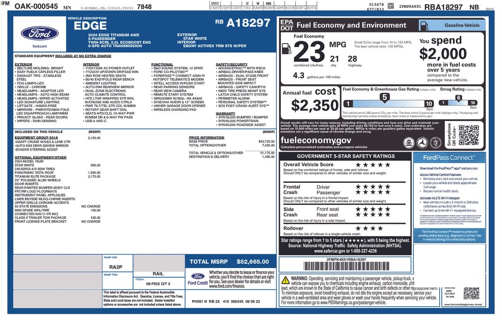 2024 Ford Edge Titanium