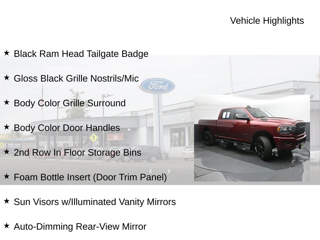 2022 Ram 2500 Big Horn Crew Cab 4x4 6'4" Box