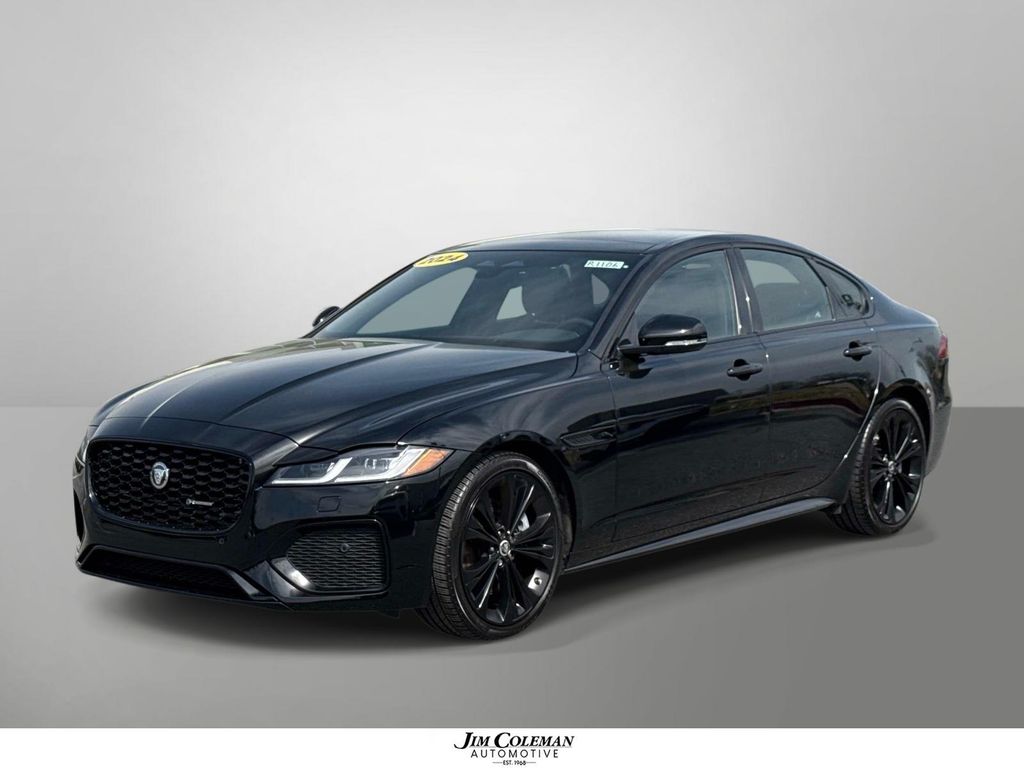 Santorini Black Metallic 2024 Jaguar XF P300 R-Dynamic SE AWD Sedan All-Wheel Drive 8-Speed Automatic