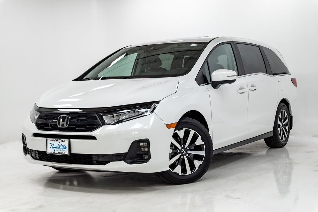 Platinum White Pearl 2025 Honda Odyssey EX-L FWD Minivan Front-Wheel Drive Automatic