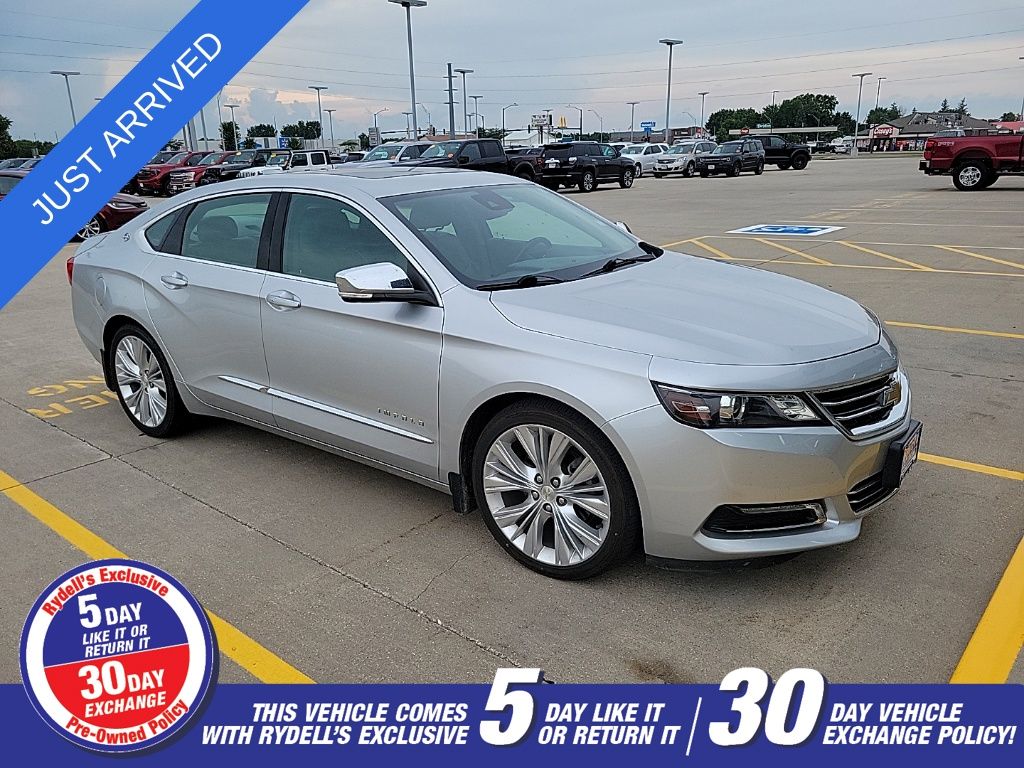 Silver Ice Metallic 2016 Chevrolet Impala Sedan Front-Wheel Drive 6-Speed Automatic Overdrive