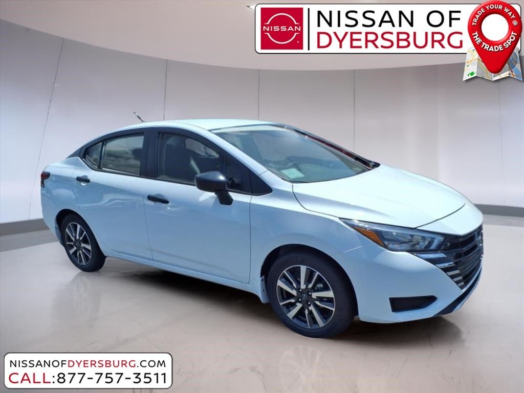 White (Fresh Powder) 2025 Nissan Versa S FWD Sedan Front-Wheel Drive Continuously Variable Transmission