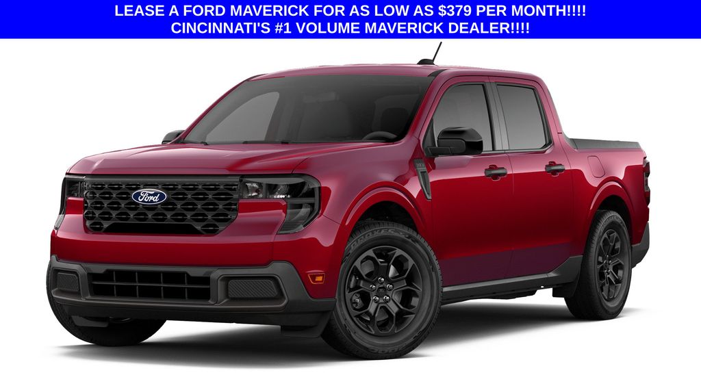 Ruby Red Metallic Tinted Clearcoat 2026 Ford Maverick Pickup Truck All-Wheel Drive Continuously Variable Transmission