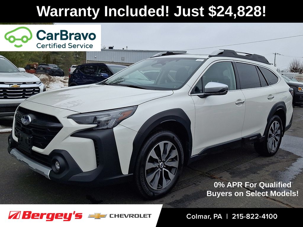 Crystal White Pearl 2024 Subaru Outback Touring AWD SUV / Crossover All-Wheel Drive Continuously Variable Transmission